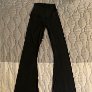 Aerie Real Me High Waisted Crossover Flare Leggings